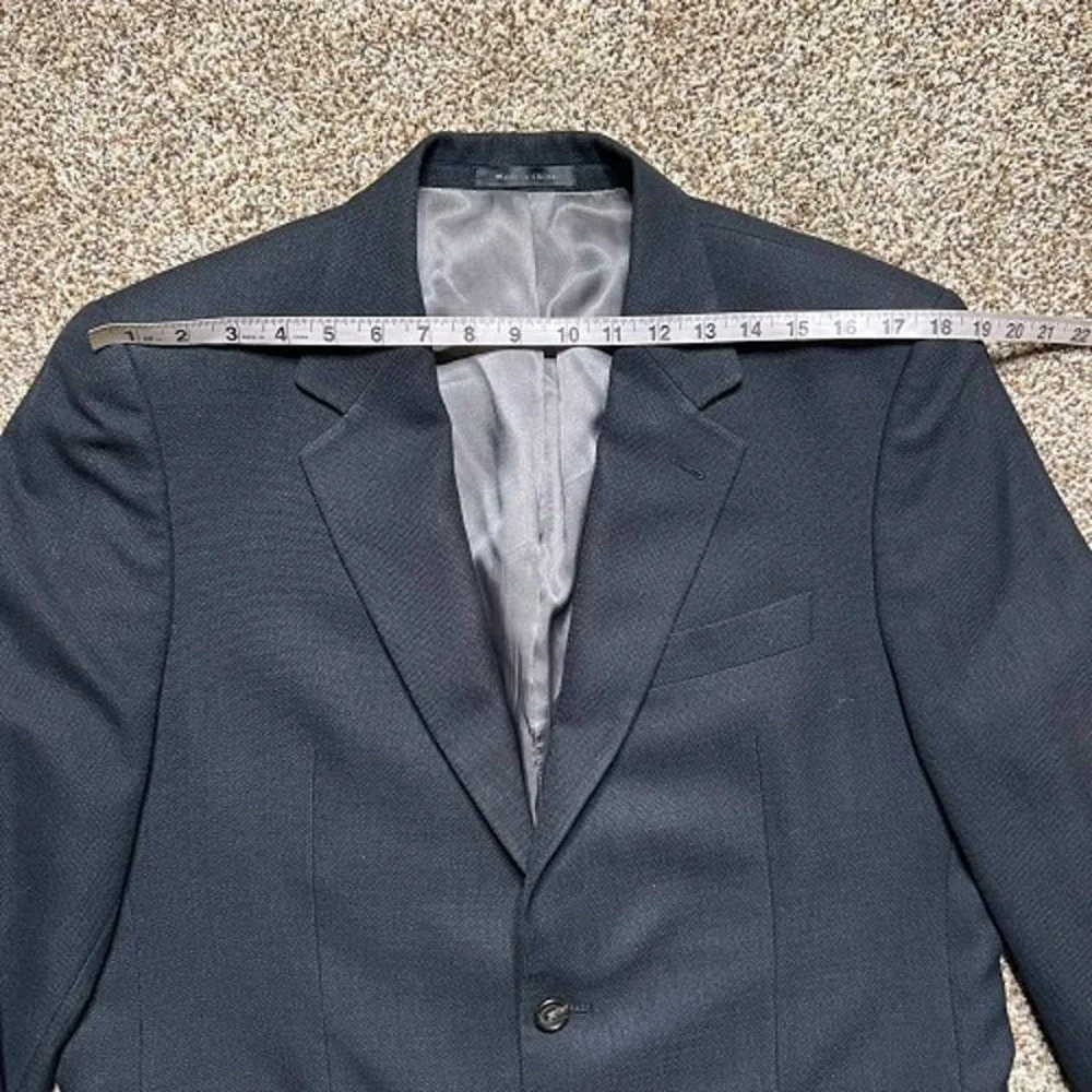 Ralph Lauren Classic Blazer Jacket Viscose Blend Navy Blue Mens Size 40R